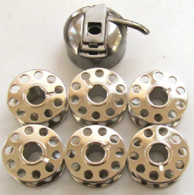 Amaze Trade 6 pcs bobbin & 1 pcs bobbin case Bobbin Case(Pack of 1)