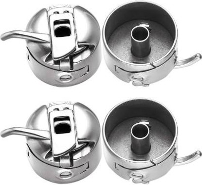 Elco Premium Sewing Machine Bobbin Case (Pack of 2)| For Home/Usha/Sapna/Brother Bobbin Case(Pack of 2)