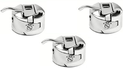 ZENITH 3 Piece Original Bobbin Case For Singer/Usha/Brother And All Other F (Steel) Bobbin Case(Pack of 3)