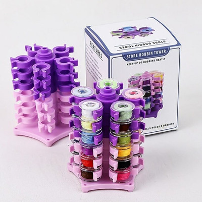 prabhas designs Sewing Bobbins Tower Storage Clip Stand for holding 30 bobbins Bobbin Case(Pack of 30)