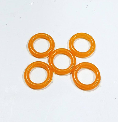 SSS Sewing Machine Bobbin Winder Rubber Tire O Ring (5 Pcs) Orange Bobbin Winder Ring