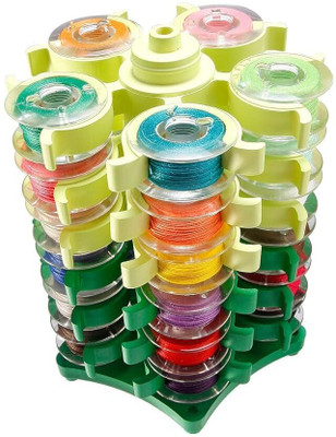 Gemsy Bobbin Tower Storage Plastic Bobbins(Pack of 0, Regular)