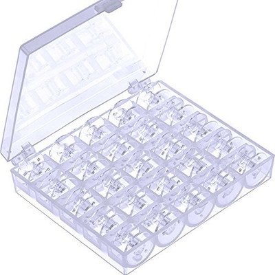 Gemsy Plastic Bobbin Bobbin Case(Pack of 15)