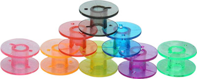 Kitoarts Plastic Bobbin For Sewing Machine Comaptible With All Automatic Machines Plastic Bobbins(Pack of 25, 1)