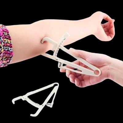 FlyTouch Fat Skinfold Calipers Measurement Tool Personal Body Skinfold Fat Caliper B Body Fat Analyzer(Multicolor)
