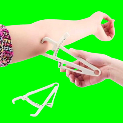 FlyTouch Body Fat Caliper Monitor Mass Measuring Tape Tester Skinfold B Body Fat Analyzer(Multicolor)