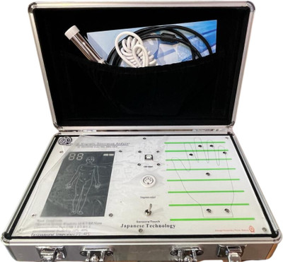 ARG HEALTHCARE 16G+ Quantum (2 IN 1) Body Analyzer for Full Body Check-up Body Fat Analyzer(Silver)