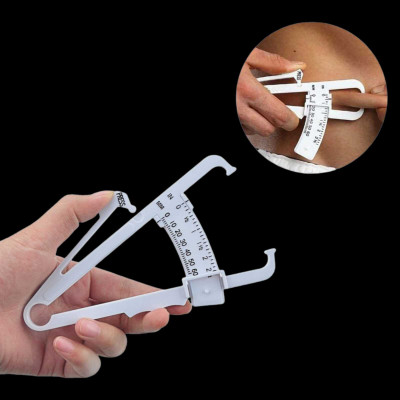 FlyTouch Lightweight Eco-Friendly Measuring Tools Digital Body Fat Caliper Skinfold A Body Fat Analyzer(Multicolor)
