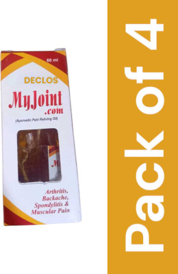 DECLOS my joint . com ayurvedic pain relief oil for joint and muscles pain Liquid(4 x 60 g)
