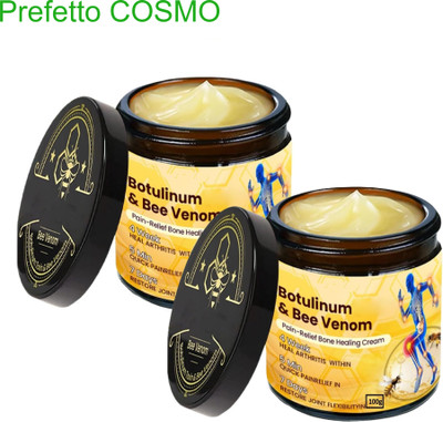Prefetto COSMO Bee Venom & Botulinum for Bone & Joint Pain Relief & Recovery Cream(2 x 100 g)