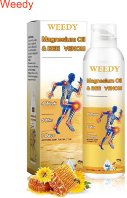 WEEDY Magnesium Oil Bee Venom Joint Spray – Natural Formula Liquid(100 ml)