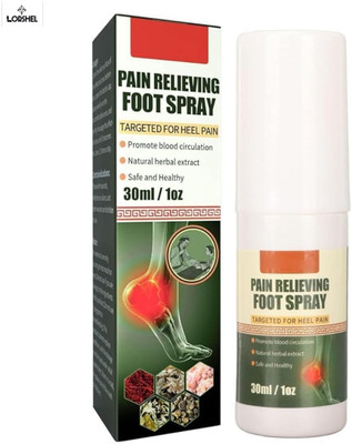 LORSHEL Foot Pain Relieving Spray | Fast Acting Relief, Natural Ingredients Liquid(30 ml)