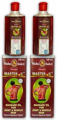 MUKHTI CARE Mahashakti magic master oil for joint & muscle Pain pack of 2 Liquid(2 x 100 ml)