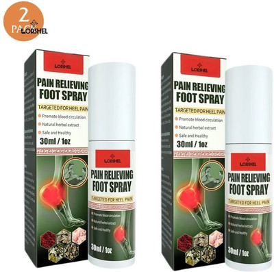 LORSHEL Instant Joint Pain Relief Spray for Heel Pain Fast Relief Cream(2 x 50 ml)