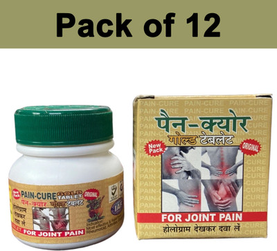 JRA Cure Pain cure gold tablet-40 Tablets (pack of 12) Tablets(12 x 40 Units)