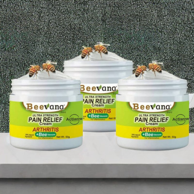 ACTIWOW BeeVana Quick Relief for Stiffness in Neck & Shoulders Pack of 3 Cream(3 x 16.67 g)