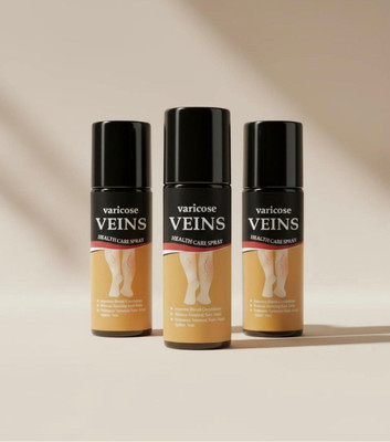 herbrogenic vericose veins spray for instant pain treatment Spray(3 x 30 ml)