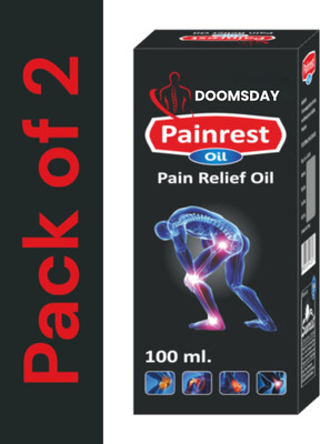 DOOMSDAY painrest pain relief oil for muscles and shoulders pain relief Liquid(2 x 100 ml)