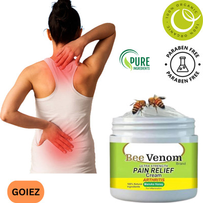 GOIEZ Bee Venom Cream For Improved Mobility And Long-lasting Pain Relief (100g) Cream(100 g)