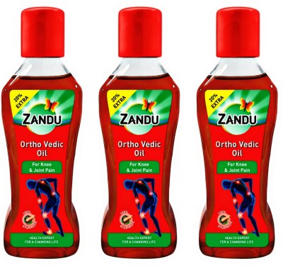 ZANDU Ortho Vedic Pain Relief Oil 60ml 3pc Liquid(3 x 60 ml)