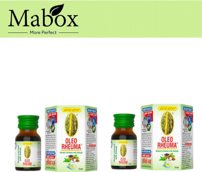 Mabox Oleo Rheuma joint pain relief oil 15mlx2 Liquid(2 x 15 ml)
