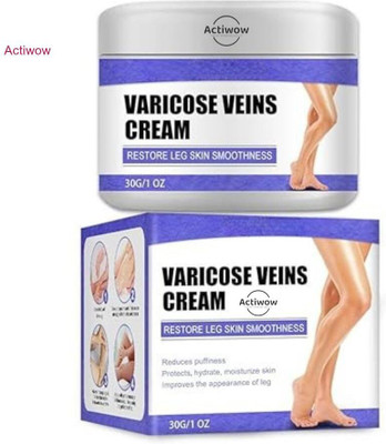 ACTIWOW Varicose Veins Cream for Night Time Leg Relief Cream(30 g)