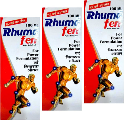 DOOMSDAY RHUMA FEN PAIN OIL FOR BEST PAIN RELIEF PACK OF 3 Liquid(3 x 100 ml)