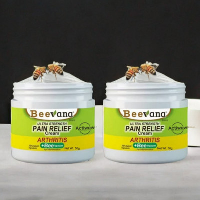ACTIWOW BeeVana Muscle Pain Relief Cream for Flexibility Pack of 2 Cream(2 x 25 g)