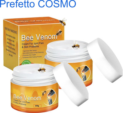 Prefetto COSMO Bee Venom for Quick Joint & Bone Pain Recovery & Relief Cream(2 x 100 g)