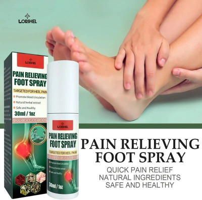 LORSHEL Instant Heel Pain Relief Spray Fast Results Cream(50 ml)