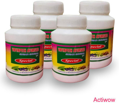 ACTIWOW Vidyapith Sugar Powder for Improving Blood Sugar Control Pack of 4 Powder(4 x 100 g)