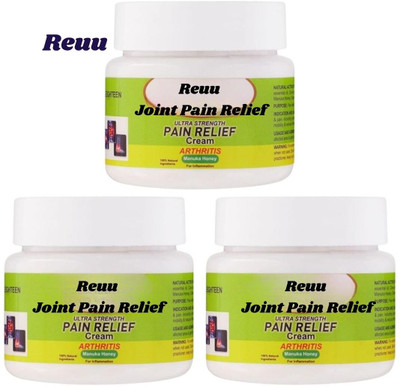 Reuu cv Ayur Joint,Knees,Shoulder,Back,Arms,Leg Pain Relief Cream Solution Cream(3 x 100 g)