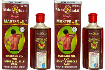 DEAL TO DEAL Mahashakti magic master oil for joint & muscle Pain pack of 2 Liquid Liquid(2 x 100 ml)
