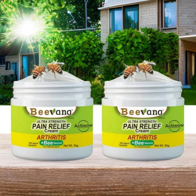 ACTIWOW BeeVana Pain Relief for Targeted Muscle Recovery Pack of 2 Cream(2 x 25 g)