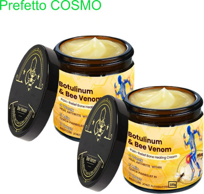 Prefetto COSMO Bee Venom & Botulinum Cream for Soothing Bone Pain Relief Cream(2 x 100 g)