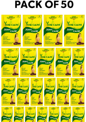 HRKH Yogi Care Joint Care–Pack of 50 Sachets|Ayurvedic Joint Support Powder(50 x 4 g)