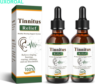 uxoroal Tinnitus Oil – Natural Drops for Ear Relief (Pack of 2) Liquid(2 x 30 ml)