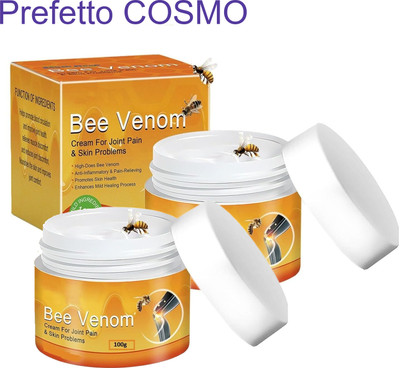 Prefetto COSMO Bee Venom for Quick Bone Pain Relief & Pain-Free Healing Cream(2 x 100 g)