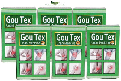 VEDANTRA AYURVEDA Gou tex tablet for joint pain,arthirtis Tablets(6 x 40 Units)