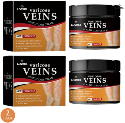 LORSHEL Muscle Pain Relief Varicose Cream - Professional Care for Daily Use Cream(2 x 30 ml)