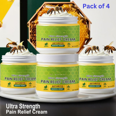 Bee Venom I Joint & Leg & Shoulder & Knees Pain Relief MahaPack Cream(4 x 100 g)