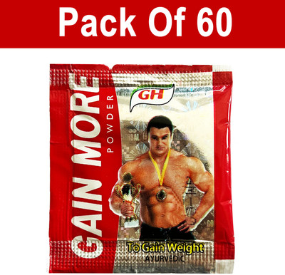 Quickbits Ayurvedic gain more powder For Weight gainer Powder(60 x 1 Units)