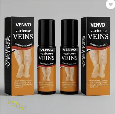 venvo Varicose vein relief for feet - Herbal Blend 477 (2*100ml) Spray(2 x 100 ml)