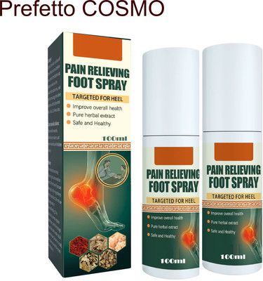Prefetto COSMO Pain Relieving Foot Spray (2-Pack) – Quick & Effective Relief Liquid(2 x 100 ml)