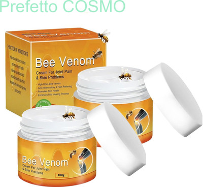 Prefetto COSMO Bee Venom for Natural Joint Healing & Bone Pain Relief Cream(2 x 100 g)