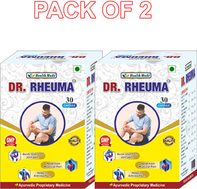 Health Made hjk Dr Rheuma Ayurvedic 30 Capsule For Joint pain , knee pain Capsules(2 x 15 Units)