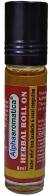 alphaaromatica Menthol Amritdhara Herbal Roll On (Pack of 8ml X 2) Balm(20 g)