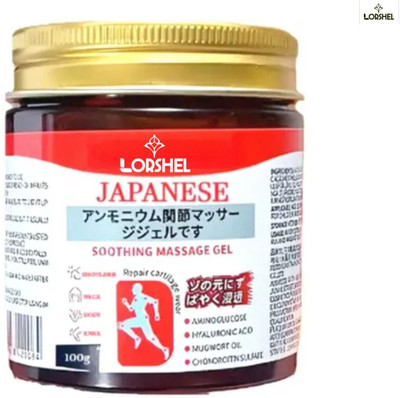 LORSHEL Japanese Massage Gel : Fast Pain Relief & Natural Ingredients Gel(100 g)