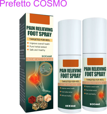 Prefetto COSMO 2-Pack Foot Spray for Pain Relief – Rejuvenate Sore Feet Liquid(2 x 100 ml)