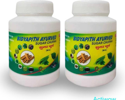 ACTIWOW Bidyapith Sugar Powder for Improving Post-Meal Glucose Control Pack of 2 Powder(2 x 100 g)